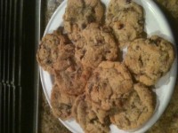 butte creek mill, chocolate chip cherry cookies, recipe, stone ground, whole wheat, wheat flour, oats, gluten fee, baking recipes, flour, gluten free recipes, oatmeal