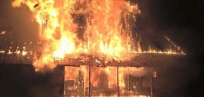 Butte Creek Mill Fire Square