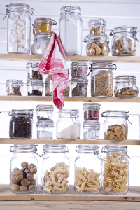well stocked pantry