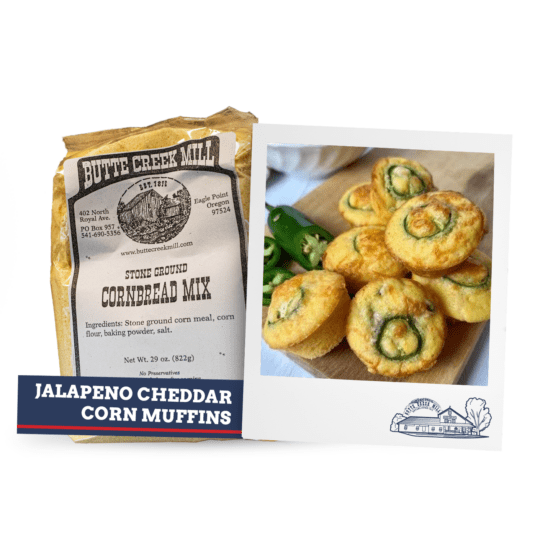 Jalapeno Cheddar Corn Muffins using our Cornbread Mix